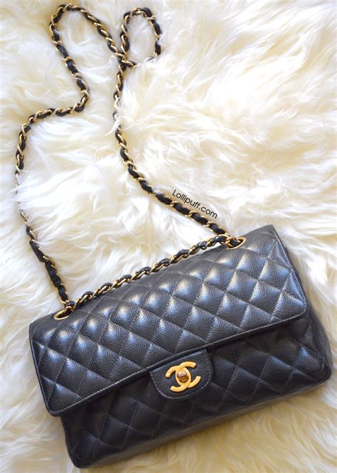 chanel caviar classic medium flap bag|Chanel Classic Medium Double Flap Bag .